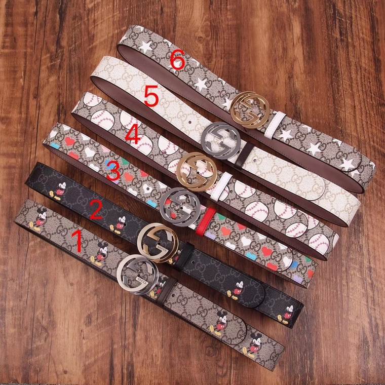 Gucci Belt 34mmX95-125cm 7D86